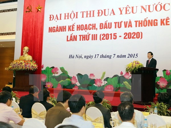 President congratulates planning, investment, and statistics sectors - ảnh 1